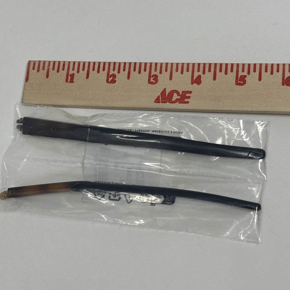 Genuine Luxottica Eyeglass Temple Arms Replacement Pair 146mm TRI New Sealed